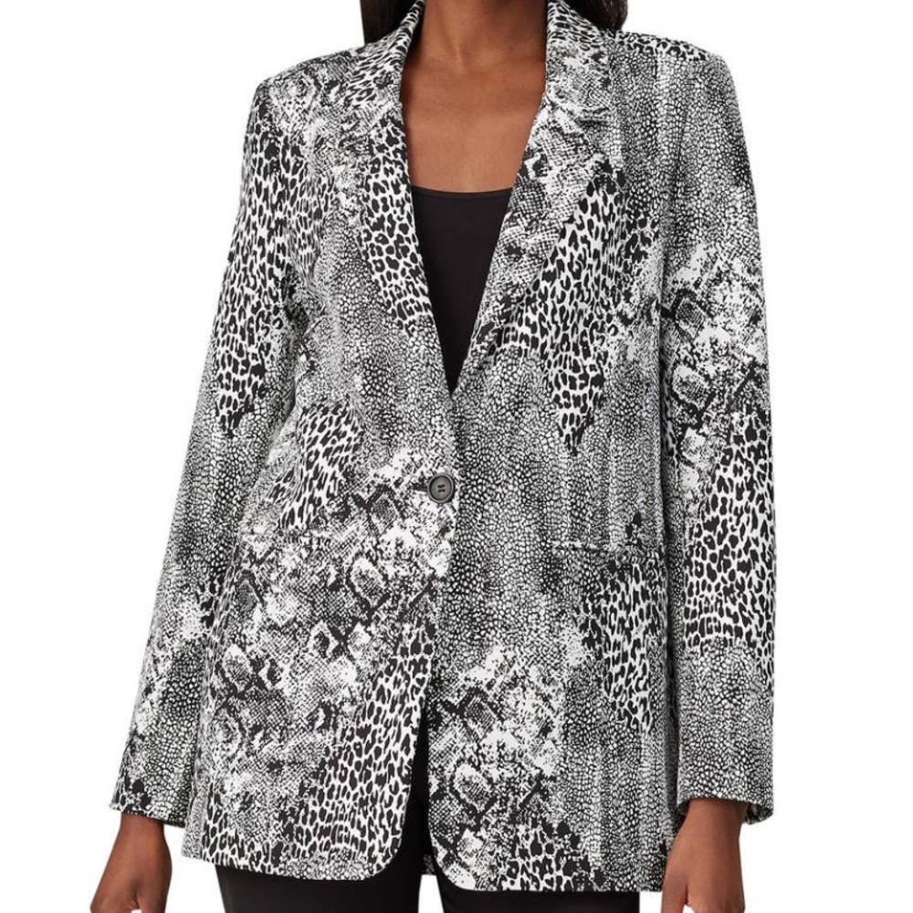 AFRM Animal Print Blazer